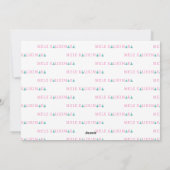 Mele Kalikimaka Christmas Photo Collage シーズンカード (裏面)