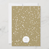 Mele Kalikimaka Hibiscus手書きスクリプト写真 シーズンカード (裏面)