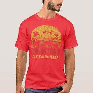 Mele Kalikimaka Retro Hawaiian Christmas Family Va Tシャツ