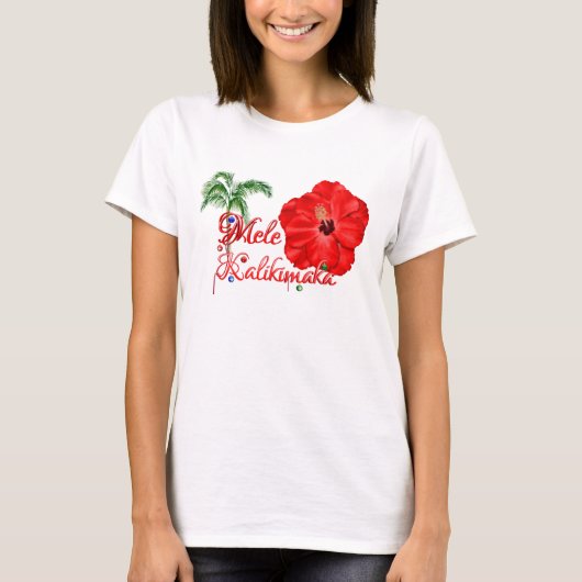 Mele Kalikimaka Tシャツ (正面)