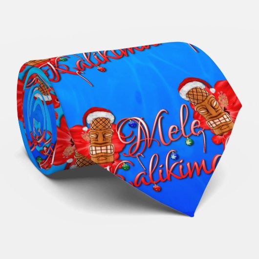 Mele Kalikimaka Tiki ネクタイ (ロール)