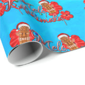 Mele Kalikimaka Tiki ラッピングペーパー (ロールコーナー)