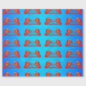 Mele Kalikimaka Tiki ラッピングペーパー (フラット)