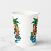 Mele Kalikimaka Tropical Christmas  紙コップ (左)