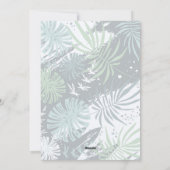 Mele Kalikimaka Tropical Photo シーズンカード (裏面)