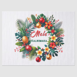 Mele Kalikimaka -Tropical  Xmas 薄葉紙
