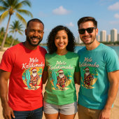 Mele Kalikimaka - which means Merry Christmas. Tシャツ