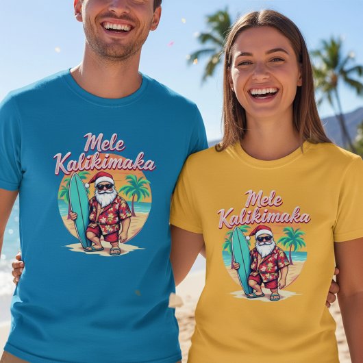 Mele Kalikimaka - which means Merry Christmas.  Tシャツ