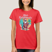 Mele Kalikimaka - which means Merry Christmas. Tシャツ (正面)