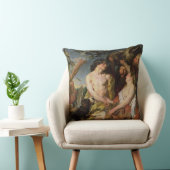 MeleagerおよびAtalanta (キャンバスの油) クッション (椅子)