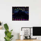 Melee Starry Night 2 Starry Night over the Island ポスター (ホームオフィス)