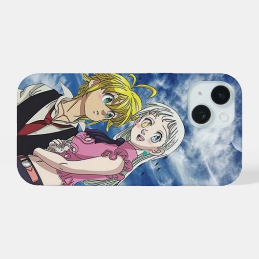 Meliodas and Elizabeth iPhone 15ケース (裏面横)