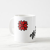 "Melissa"のウクライナのマグ コーヒーマグカップ (正面左)