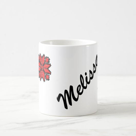 "Melissa"のウクライナのマグ コーヒーマグカップ (中央)