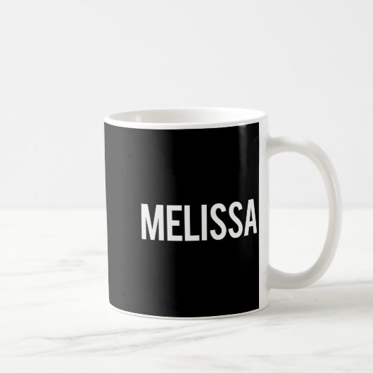 Melissa - Cool New Funny Name Fan Gift Tee  コーヒーマグカップ (右)