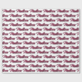 Melissa faded pink personalisiertes Geschenkpapier ラッピングペーパー (フラット)