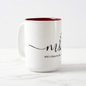 Melissa Hamilton Mug ツートーンマグカップ (正面左)