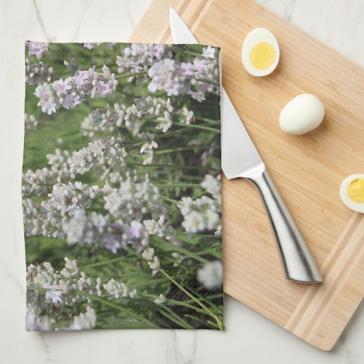 Melissa Lavender Towel キッチンタオル (四つ折り)