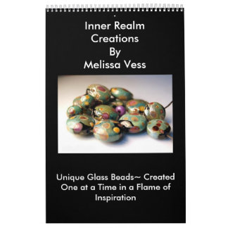 Melissa Vess著ガラス玉の芸術 カレンダー