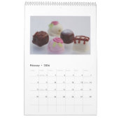 Melissa Vess著ガラス玉の芸術 カレンダー (2月 2026)