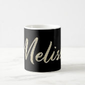 Melissa white gold Handwriting Tasse Kaffeetasse コーヒーマグカップ (中央)