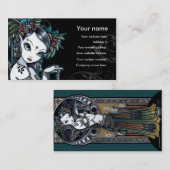 "Melita"のゴシックの種族の融合のダンサーの名刺 名刺 (正面/裏面)