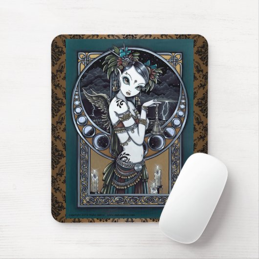 "Melita"のゴシックの種族の融合のダンサーの天使のマウスパッド マウスパッド (マウス)