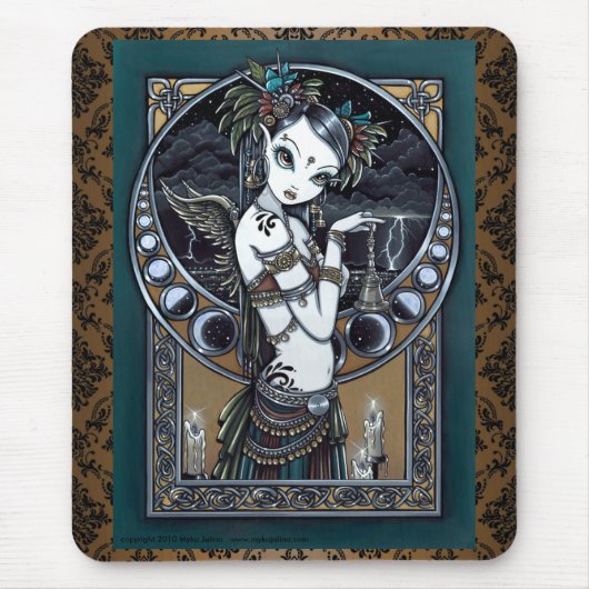 "Melita"のゴシックの種族の融合のダンサーの天使のマウスパッド マウスパッド (正面)