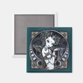 "Melita"ゴシックトライバルフュージョンDancer Angel Magnet マグネット (正面/裏面)