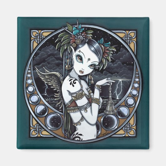 "Melita"ゴシックトライバルフュージョンDancer Angel Magnet マグネット (正面)