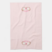 MELKTERTパーソナライズされた Afrikaanse Boeremeisie キッチンタオル (縦)