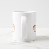 MELKTERTパーソナライズされた Afrikaanse Boeremeisie ジャンボコーヒーマグカップ (裏面)