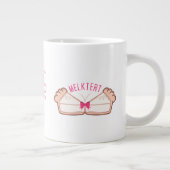 MELKTERTパーソナライズされた Afrikaanse Boeremeisie ジャンボコーヒーマグカップ (右)