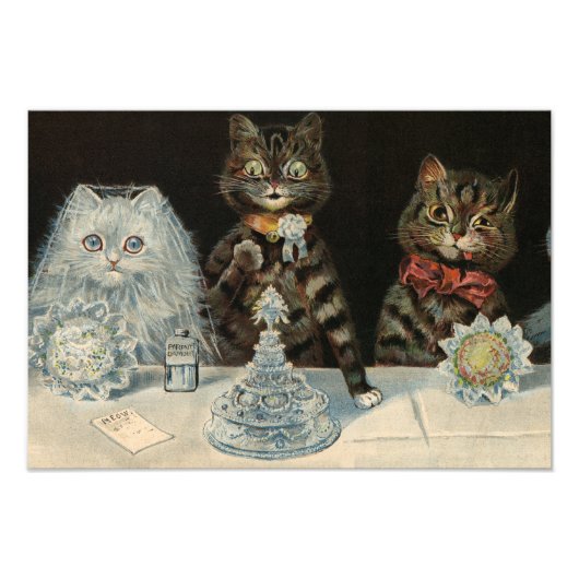 Mellins Food Biscuits by Louis Wain フォトプリント (正面)