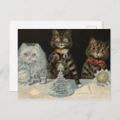 Mellins Food Biscuits by Louis Wain ポストカード (正面/裏面)