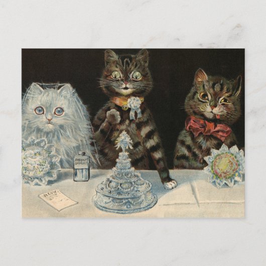 Mellins Food Biscuits by Louis Wain ポストカード (正面)