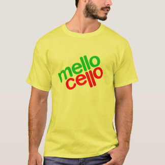 melloのチェロ(人) tシャツ
