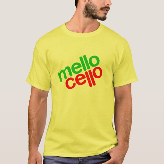 melloのチェロ(人) tシャツ (正面)