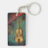 Mello Celloカスタマイズ可能な両面キーチェーン キーホルダー (裏面)