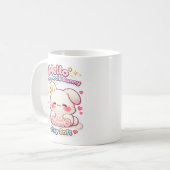 Mello the Mochi Bunny コーヒーマグカップ (正面左)