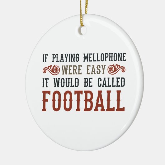 Mellophoneを遊んでいたら容易がありました セラミックオーナメント (左)