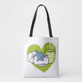 Mellow Cat Tote 2 トートバッグ (正面)