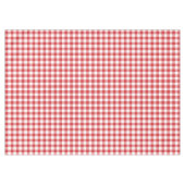 Mellow Classic Gingham - red white check plaid. テーブルクロス (正面(横))