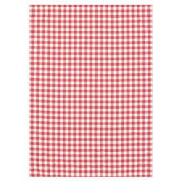 Mellow Classic Gingham - red white check plaid. テーブルクロス