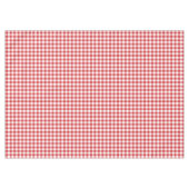 Mellow Classic Gingham - red white check plaid. テーブルクロス (正面(横))
