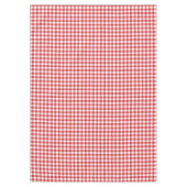 Mellow Classic Gingham - red white check plaid. テーブルクロス (正面)