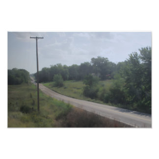 Mellow Country Road フォトプリント