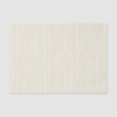 Mellow Yellow White Stripes Birthday 薄葉紙 (正面)