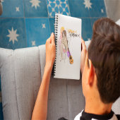 Melodic Daydream" Aesthetic Notebook: Anime Girl w ノートブック