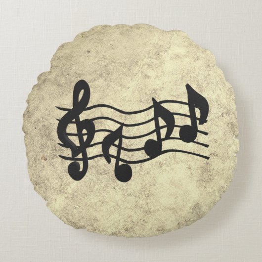 Mélodie suspendue - Music in Motion ラウンドクッション (正面)